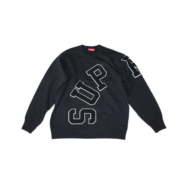 SUPREME BIG ARC CREWNECK BLACK