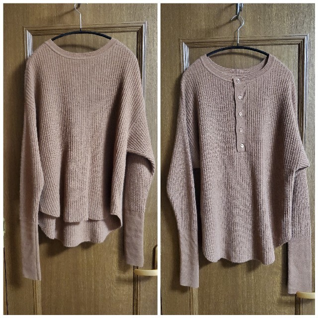 L'Appartement DEUXIEME CLASSE(アパルトモンドゥーズィエムクラス)のL'AppartementCashmere Thermal Knit レディースのトップス(ニット/セーター)の商品写真