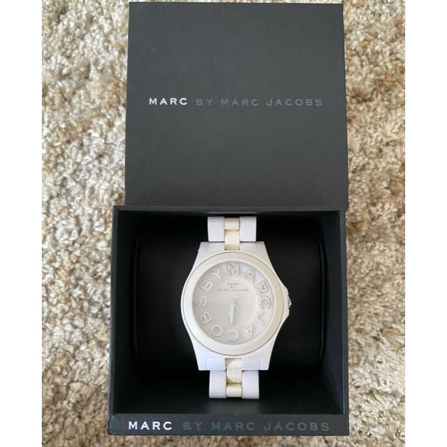 マークジェイコブス MARCJACOBS 腕時計　白 | フリマアプリ ラクマ