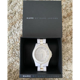 マークバイマークジェイコブス(MARC BY MARC JACOBS)のマークジェイコブス  MARCJACOBS 腕時計　白(腕時計)