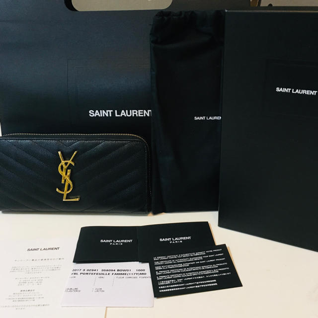 Saint Laurent(サンローラン)のマロン様専用 レディースのファッション小物(財布)の商品写真