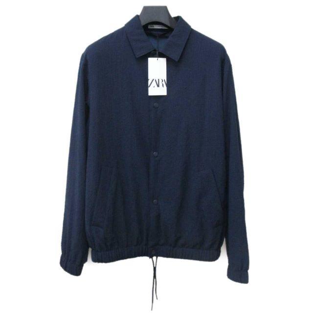 くすみ水色 ZARA カットソウジャケット L 新品タグ付き | ccfl.ie