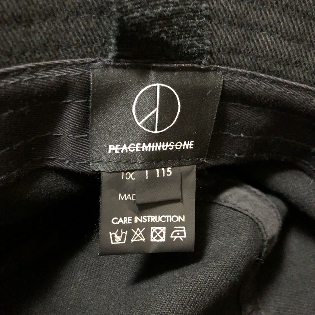 peaceminusone 黒バケハ