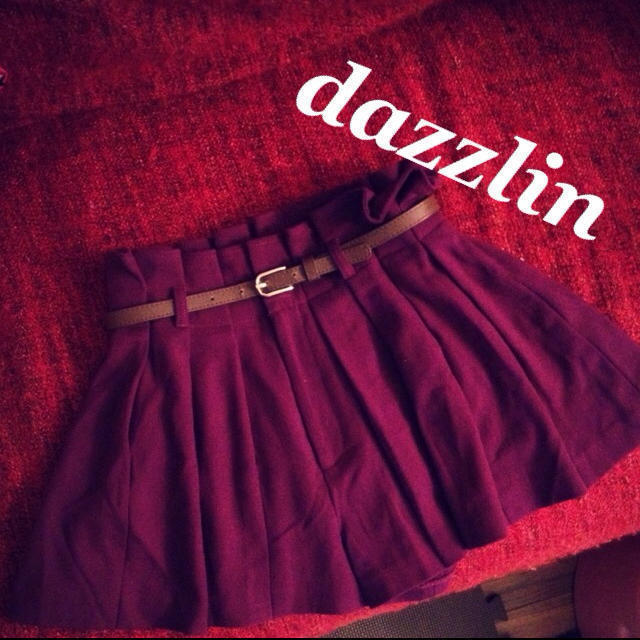 dazzlin(ダズリン)のdazzlinタックプリーツキュロット レディースのスカート(ミニスカート)の商品写真