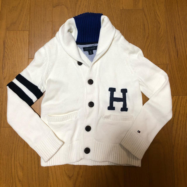 TOMMY HILFIGER(トミーヒルフィガー)のTOMMY HILFIGER キッズ ニット カーディガン キッズ/ベビー/マタニティのキッズ服男の子用(90cm~)(カーディガン)の商品写真