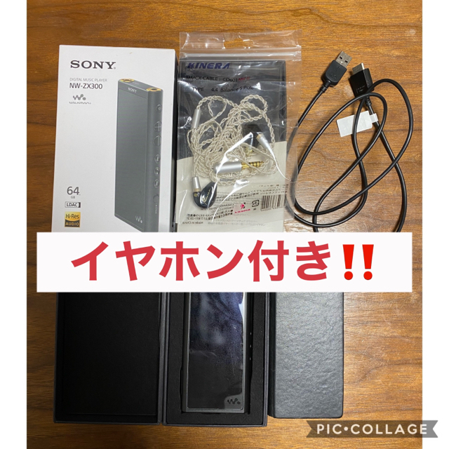 最終値下げ‼️即日発送‼️【イヤホン・専用ケース付き】SONY NW-ZX300