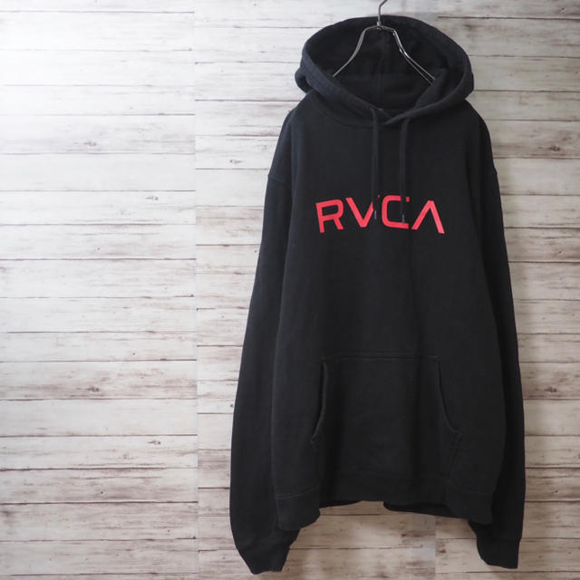 オーバーサイズ2019AW RVCA BIG LOGO PULLOVER HOODIE