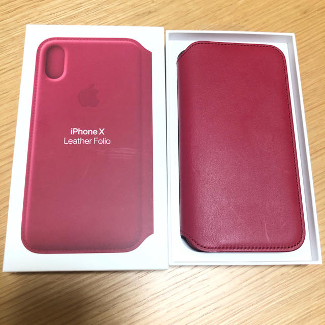 Apple - Apple 純正 Leather Folio レザーフォリオ iPhone Xの通販 by