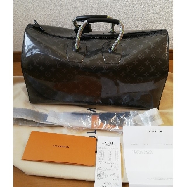 LOUIS VUITTON(ルイヴィトン)のダブサービス様専用　LOUIS VUITTON　限定カラーキーポルボストンバック メンズのバッグ(ボストンバッグ)の商品写真