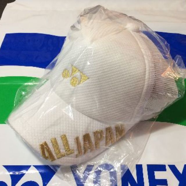 YONEX - 【激レア】2018年インターハイ 限定 ALLJAPAN キャップ  ホワイト