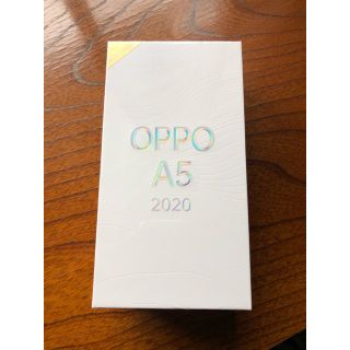 アンドロイド(ANDROID)の早い者勝ち！新品未開封！OPPO A5 SIMフリー(スマートフォン本体)