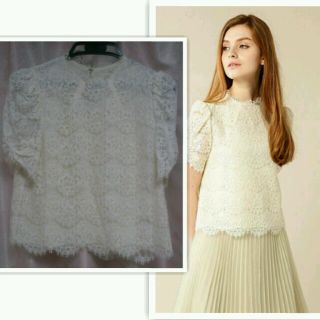 ジルスチュアート(JILLSTUART)のジルスチュアート今期新品☆レースブラウス(シャツ/ブラウス(半袖/袖なし))