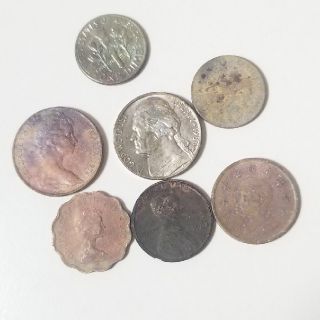 世界の硬貨　7枚(貨幣)