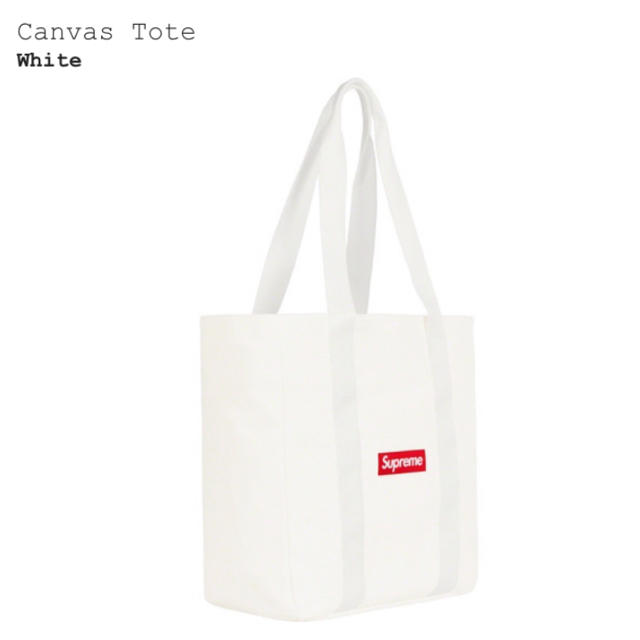 新品未使用 Supreme canvas tote キャンバス トートバッグ