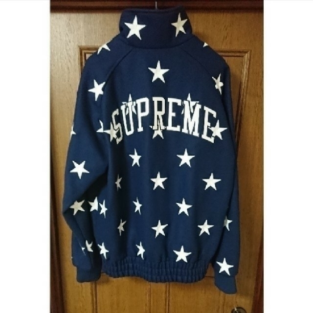 Supreme  16AW Stars Zip Stadium Jacket L