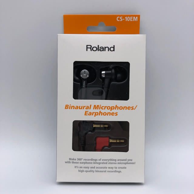 Roland(ローランド)のRoland ローランド バイノーラル マイクロホン イヤホン CS-10EM スマホ/家電/カメラのオーディオ機器(ヘッドフォン/イヤフォン)の商品写真