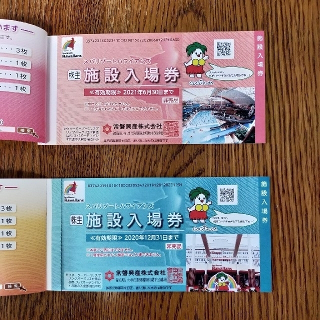 週末間に合う 明日着可能 スパリゾート ハワイアンズ 入場券 おまけ