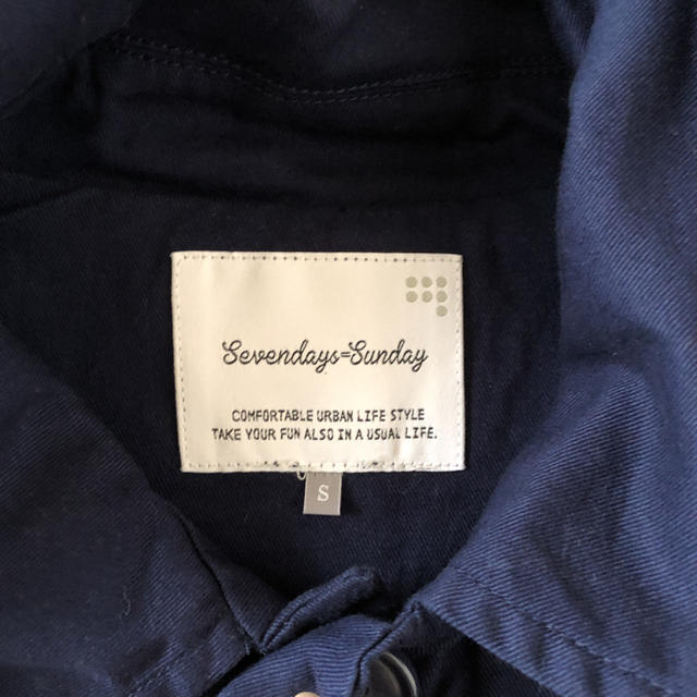SEVENDAYS=SUNDAY(セブンデイズサンデイ)のステンカラーコート メンズのジャケット/アウター(ステンカラーコート)の商品写真