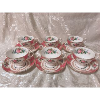 ロイヤルアルバート(ROYAL ALBERT)のロイヤルアルバート　カップ&ソーサー6客セット(グラス/カップ)