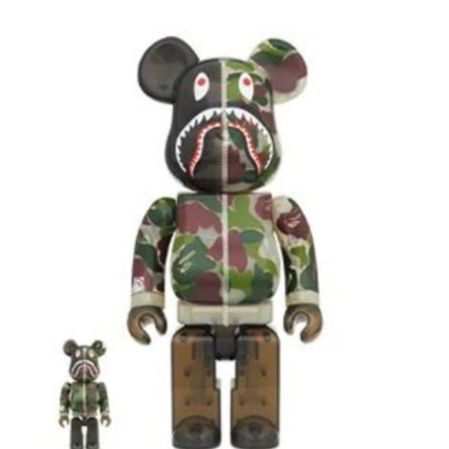 BAPE CLEAR CAMO BE@RBRICK 100% & 400%