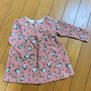 ザラキッズ(ZARA KIDS)の【ZARA BABY】フラワー柄ワンピース【長袖】(ワンピース)