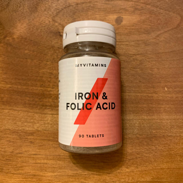 MYPROTEIN(マイプロテイン)の鉄分&葉酸(IRON&FOLIC ACID)サプリメント 食品/飲料/酒の健康食品(その他)の商品写真