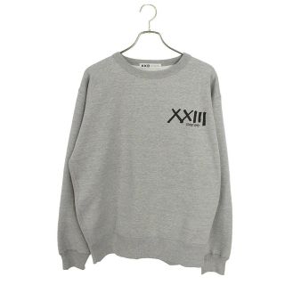 セ・バントゥア(XXlll)の セヴァントゥア/XXIII　ロゴプリントクルーネックスウェット(グレー)(パーカー)