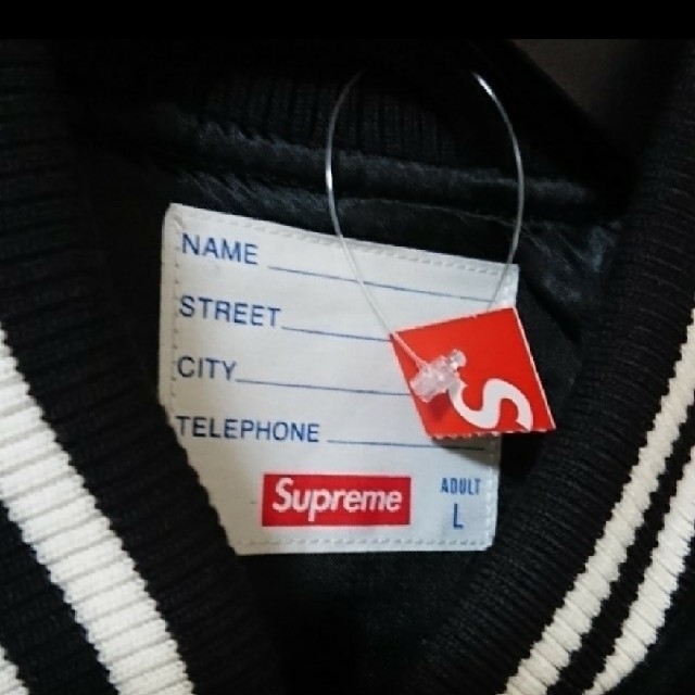 Supreme - ☆17ss☆国内正規品 ☆L☆Suede varsity jacketの通販 by