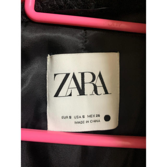 ZARA(ザラ)のZARA ムートンコート　ジャケット　コート　アウター　ダッフル レディースのジャケット/アウター(ロングコート)の商品写真