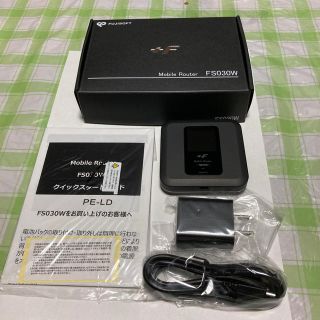 富士ソフト モバイルルーター　FS030W(PC周辺機器)