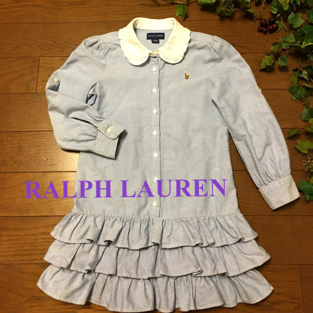 Ralph Lauren(ラルフローレン)のRALPH LAUREN ラルフローレンワンピース５, 110 120 キッズ/ベビー/マタニティのキッズ服女の子用(90cm~)(ワンピース)の商品写真