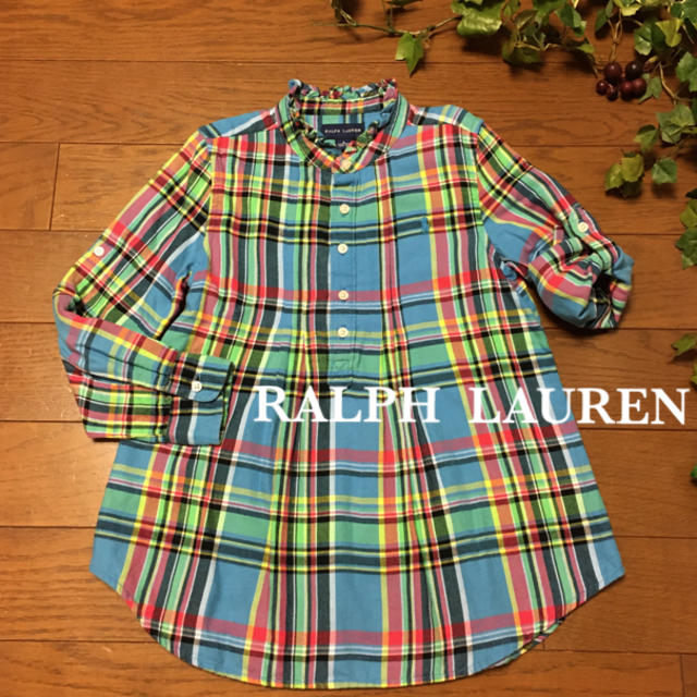 Ralph Lauren(ラルフローレン)のRALPH LAUREN ラルフローレントップス 長袖チュニック120 キッズ/ベビー/マタニティのキッズ服女の子用(90cm~)(Tシャツ/カットソー)の商品写真