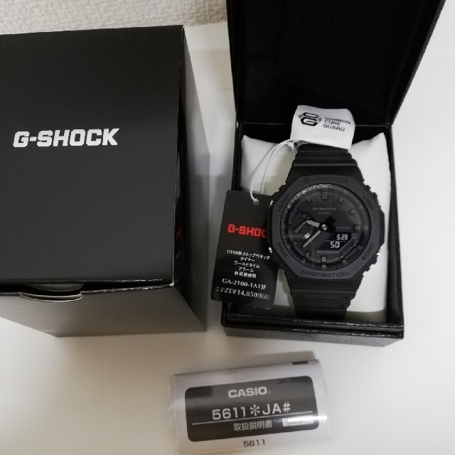 新品未使用 CASIO G-SHOCK GA-2100-1A1JF 3本セット