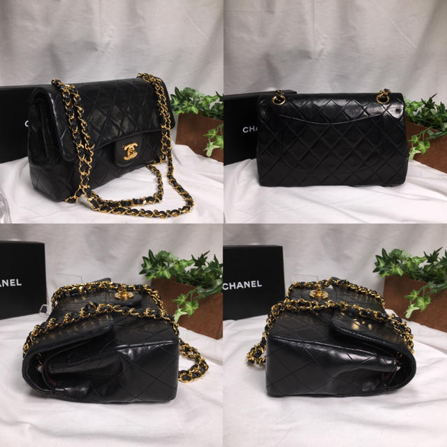 CHANEL(シャネル)の定価60万✨美品✨CHANEL ダブルフラップ　ショルダー　ラムスキン レディースのバッグ(ショルダーバッグ)の商品写真