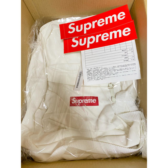 Supreme(シュプリーム)のSUPREME シュプリーム canvas backpack 白 メンズのバッグ(バッグパック/リュック)の商品写真