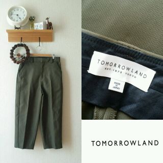 トゥモローランド(TOMORROWLAND)の値下MACFEEワイドクロップドパンツ(クロップドパンツ)