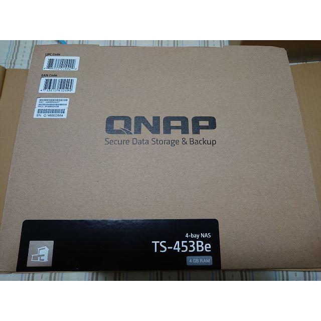 新品 QNAP TS-453Be メモリー 4GB NASスマホ/家電/カメラ