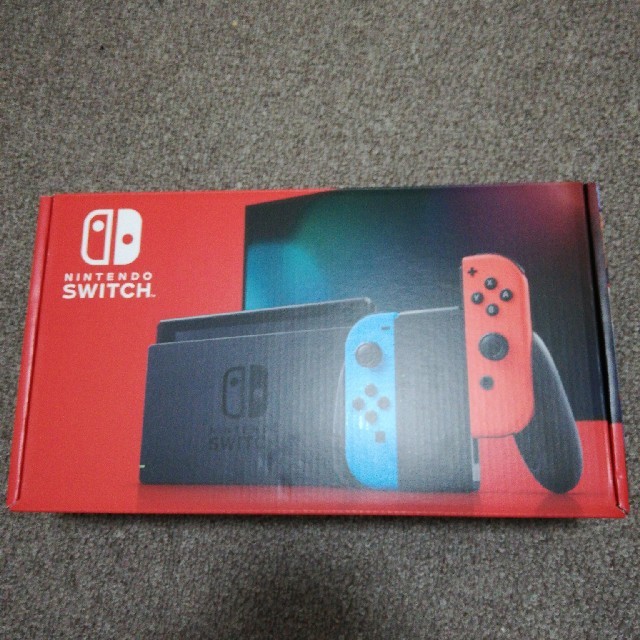 新品、未開封、値下げ不可】Nintendo Switch 新型 ネオン-