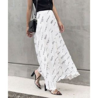 アメリヴィンテージ(Ameri VINTAGE)のAMERI 完売品PASSCODE RANDOM SKIRT(ロングスカート)