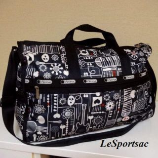 レスポートサック(LeSportsac)のLeSportsacレスポートサック♡キュート柄鍵付き特大ボストンバッグ(ボストンバッグ)