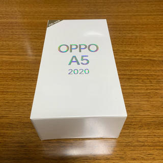 ラクテン(Rakuten)の新品未開封　OPPO A5 2020(スマートフォン本体)
