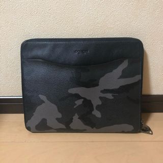 コーチ(COACH)のCOACH クラッチバッグ カモフラ 迷彩 レザー(セカンドバッグ/クラッチバッグ)