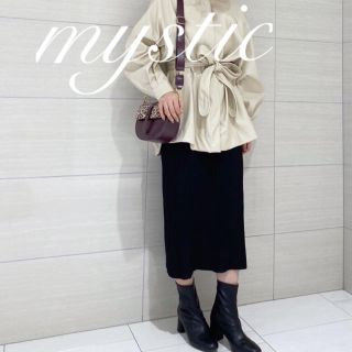 ミスティック(mystic)の新品♡¥6490【mystic】ランダムリブニットスカート(ロングスカート)