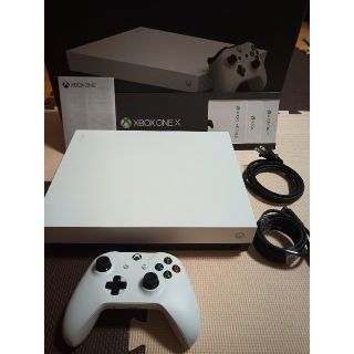 マイクロソフト(Microsoft)のXbox One X XBOX ONE ホワイト スペシャル　オマケ付き(家庭用ゲーム機本体)