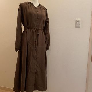 ダブルクローゼット(w closet)のw closet ウエストドロストワンピース カスタネ Ank Rouge(ロングワンピース/マキシワンピース)