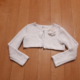 エイチアンドエム(H&M)の中古美品 H&M フォーマル ニットカーディガン  120～130(カーディガン)