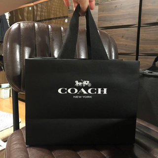 コーチ(COACH)の✨COACH✨手提げ紙袋→ブラック(その他)