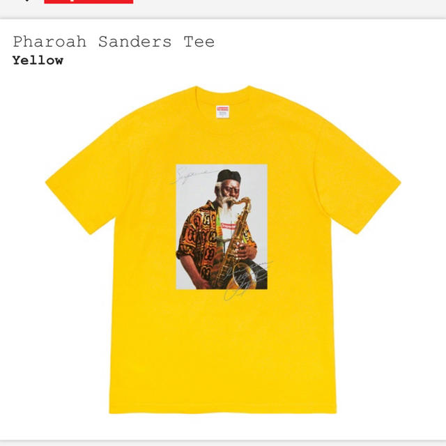 値下げしまし。Supreme  Pharoah Sanders Tee S