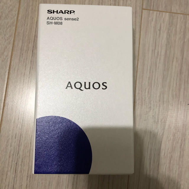 スマートフォン本体AQUOS sense2 ニュアンスブラック SH-M08 SIMフリー