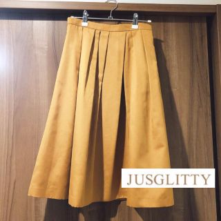 ジャスグリッティー(JUSGLITTY)のjusglitty フレアスカート(ひざ丈スカート)